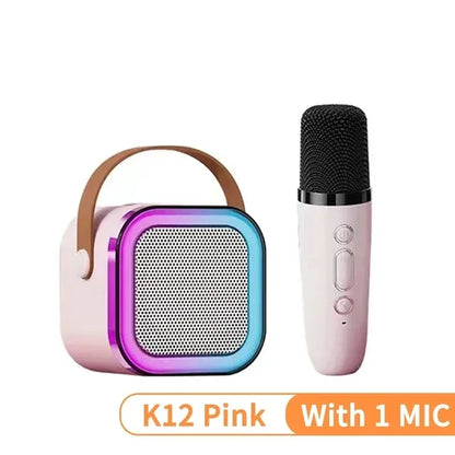 K12 Professional Singing Bluetooth Speaker Columnspeaker High-End Ktv Karaoke Microphone Bluetooth Audio Wireless Mic