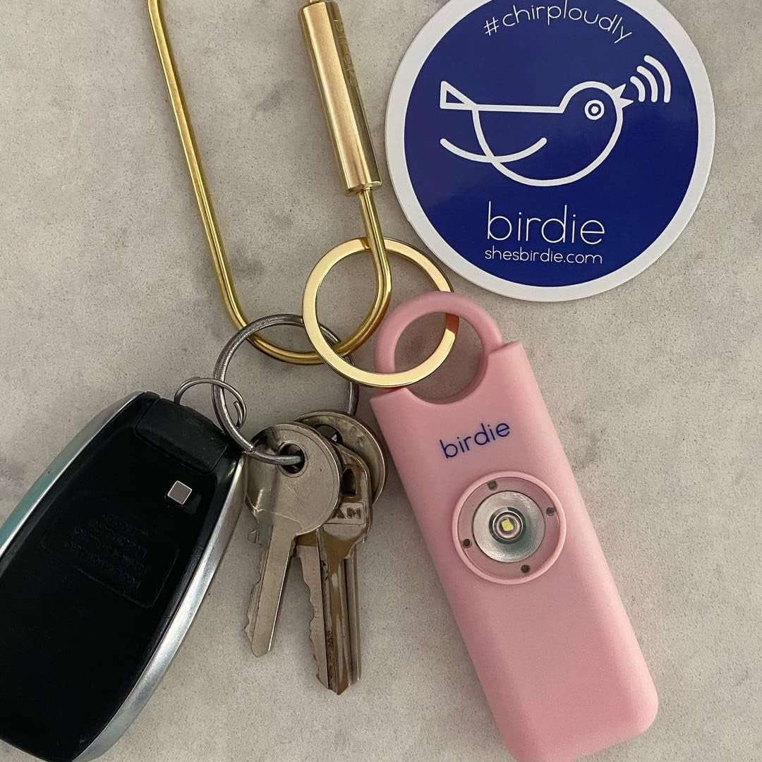 She’S Birdie–The Original Personal Safety Alarm for Women by Women–130Db Siren, Strobe Light and Key Chain in 5 Pop Colors